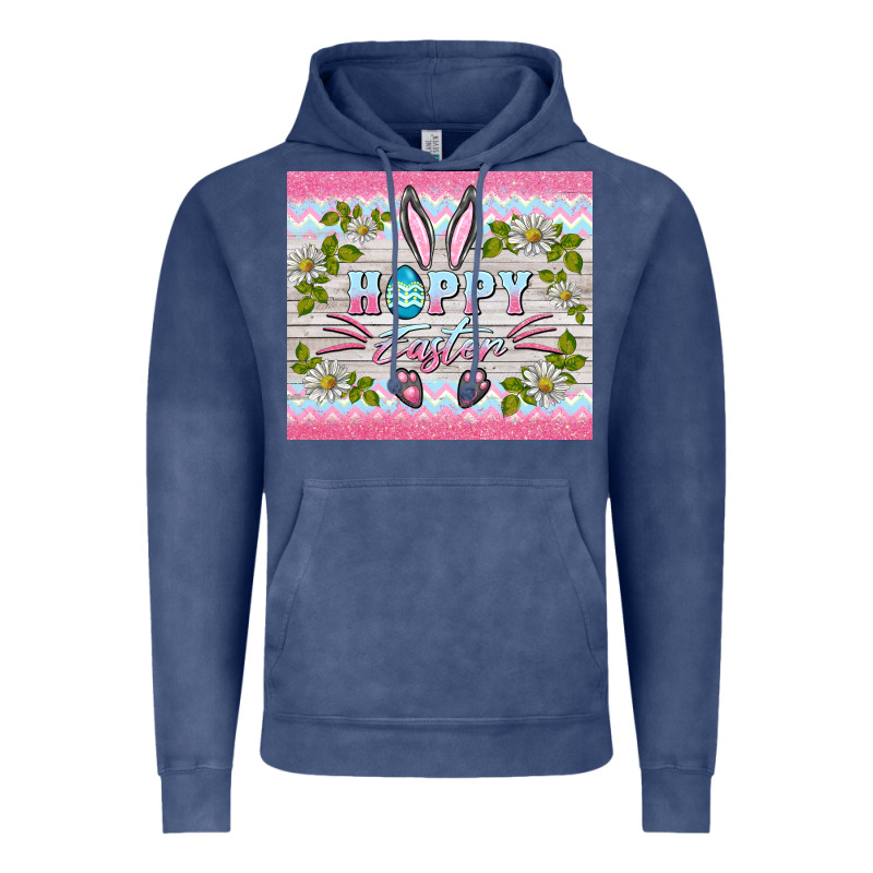 Happy Easter Bunny Vintage Hoodie by BarkalooDesign | Teevron