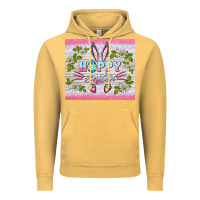 Vintage Mustard happy easter bunny Vintage Hoodie - BarkalooDesign