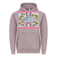 Vintage Zinc happy easter bunny Vintage Hoodie - BarkalooDesign