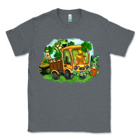 Charcoal Heather truck saint patrick's day Classic Tee - FaDigitalArtStudio