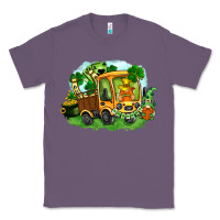 Lavender truck saint patrick's day Classic Tee - FaDigitalArtStudio