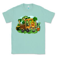 Seafoam truck saint patrick's day Classic Tee - FaDigitalArtStudio
