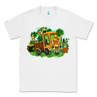 White truck saint patrick's day Classic Tee - FaDigitalArtStudio