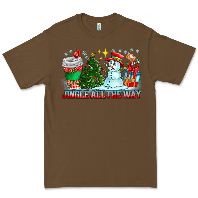 Jingle All The Way Premium Tee by CowhideDigitalArt | Teevron