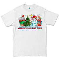 White Jingle All The Way Premium Tee - CowhideDigitalArt