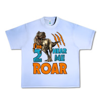 Grape Ice i'm two hear me roar dinosaur birthday Urban Heavy Tee - LillyAllenDesigns