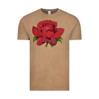 Vintage Coffee Oklahoma Rose Illustrations Vintage Tee - LillyAllenDesigns