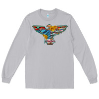 Moon Dust thunderbird with usa flag and sunflowers Long Sleeve Tee - Artiststas
