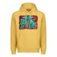 Antique Gold physician medical symbol assistant nurse background Premium Hoodie - BarkalooDesign