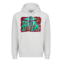 Dove Grey physician medical symbol assistant nurse background Premium Hoodie - BarkalooDesign