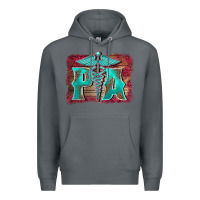 Rock physician medical symbol assistant nurse background Premium Hoodie - BarkalooDesign