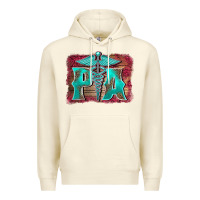 Sandshell physician medical symbol assistant nurse background Premium Hoodie - BarkalooDesign