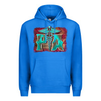 True Royal physician medical symbol assistant nurse background Premium Hoodie - BarkalooDesign