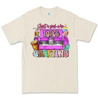 Bone Just A Girl Who Loves Crafting Premium Tee - CowhideDigitalArt