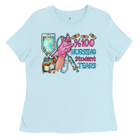 Baby Blue nursing student tears Ladies Tee - RacoonDesign