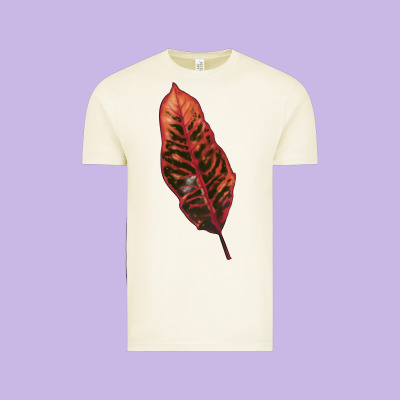 Croton Leaf Vintage Tee Designed By Lillyallendesigns