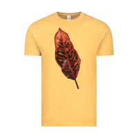 Vintage Mustard croton leaf Vintage Tee - LillyAllenDesigns
