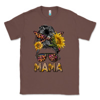 Chestnut mess bun mama sunflowers Classic Tee - BarkalooDesign