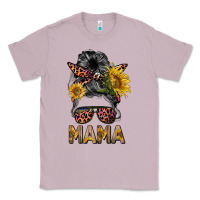 Lilac mess bun mama sunflowers Classic Tee - BarkalooDesign