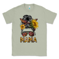 Matcha mess bun mama sunflowers Classic Tee - BarkalooDesign