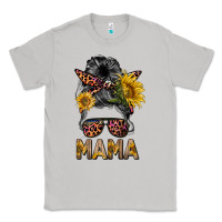 Moon Dust mess bun mama sunflowers Classic Tee - BarkalooDesign