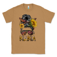 Toasted Coconut mess bun mama sunflowers Classic Tee - BarkalooDesign