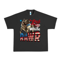 Pigment Black Red White Rawr Dinosaur T-Rex Urban Heavy Tee - LillyAllenDesigns