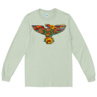 Matcha thunderbird  wild soul with sunflower serape aztec Long Sleeve Tee - Artiststas