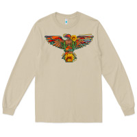 Mushroom thunderbird  wild soul with sunflower serape aztec Long Sleeve Tee - Artiststas