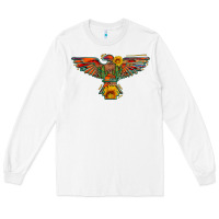 White thunderbird  wild soul with sunflower serape aztec Long Sleeve Tee - Artiststas