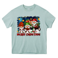 Arona merry christmas gnomies wagon Heavy Core Tee - FaDigitalArtStudio