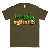 Army Green whiskey business St. Patricks Day Classic Tee - FaDigitalArtStudio