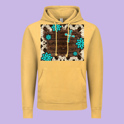 Gemstone Cross Mousepad Vintage Hoodie Designed By Barkaloodesign
