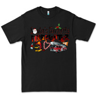 Black Santa's Favorite Firefighter Premium Tee - LillyAllenDesigns