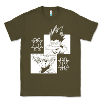 Army Green hunter gon and killua anime manga Classic Tee - baoMotion