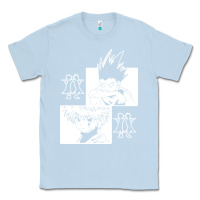 Dusty Blue hunter gon and killua anime manga Classic Tee - baoMotion