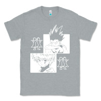 Heather Grey hunter gon and killua anime manga Classic Tee - baoMotion