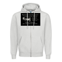 Dove Grey women of transformation 1 Zipper Hoodie - chombo
