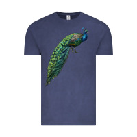 Vintage Denim Peacock Vintage Tee - LillyAllenDesigns