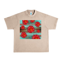 French Oak Western Roses Urban Heavy Tee - LillyAllenDesigns