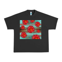 Pigment Black Western Roses Urban Heavy Tee - LillyAllenDesigns