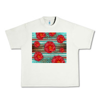 Pistachio Western Roses Urban Heavy Tee - LillyAllenDesigns