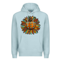 Blue Mist pumpkin sunflower Premium Hoodie - RanaPortraitStore