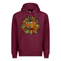 Burgundy pumpkin sunflower Premium Hoodie - RanaPortraitStore
