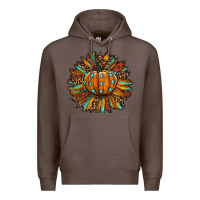 Coffee pumpkin sunflower Premium Hoodie - RanaPortraitStore