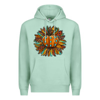 Seafoam pumpkin sunflower Premium Hoodie - RanaPortraitStore