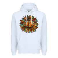White pumpkin sunflower Premium Hoodie - RanaPortraitStore