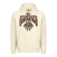 Sandshell thunderbird leopard leather Premium Hoodie - BarkalooDesign