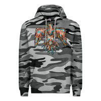 Slate Camo thunderbird leopard leather Premium Hoodie - BarkalooDesign