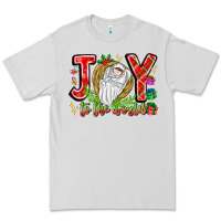 Dove Grey joy to the world Premium Tee - CowhideDigitalArt